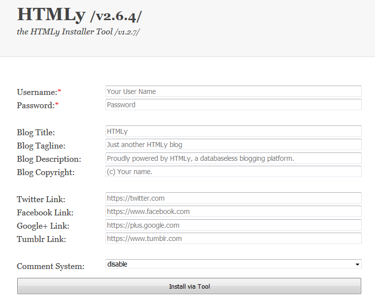 Cara Mudah Install HTMLy dengan Installer