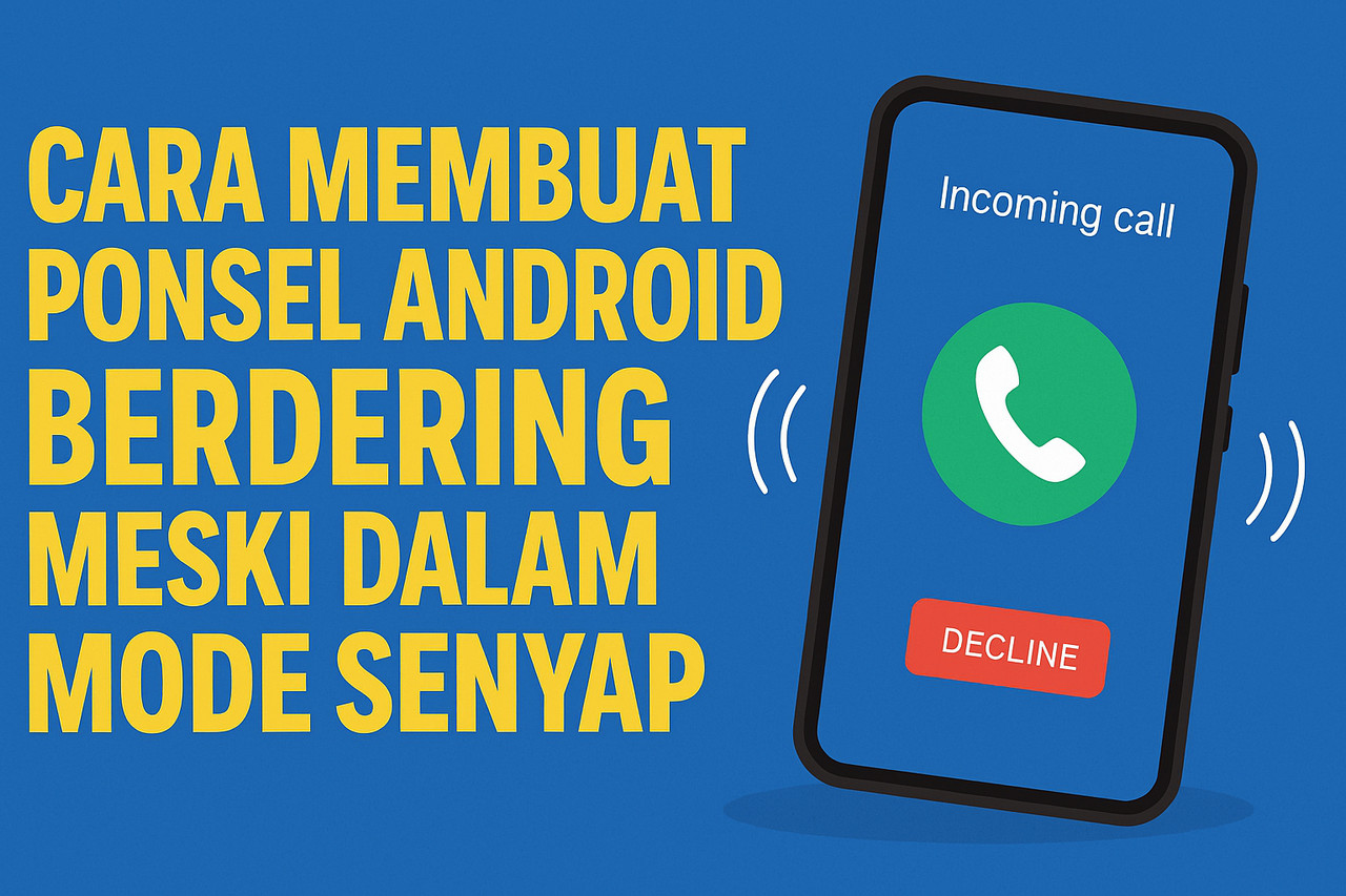 Cara Membuat Ponsel Android Berdering Meski dalam Mode Senyap