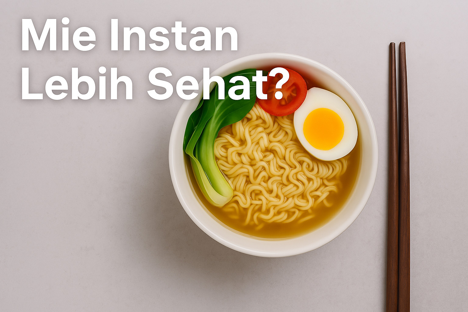 5 Cara Membuat Mie Instan Lebih Sehat