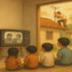 Menonton TV di Desa